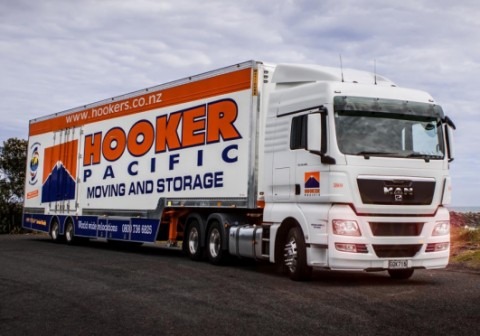 Hooker Pacific Moving & Storage Truck